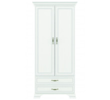 Двухстворчатый шкаф для одежды Тиффани 2DG2S крем вудлайн