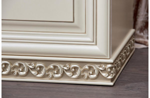 Шкаф 4-х дверный Берта (жемчуг)