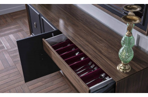 Длинный комод для посуды в гостиную Алегро ALEG-10