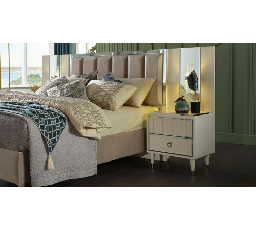 Кровать Gravita (Гравита) GRAV-26 слоновая кость