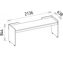 Стол на колесиках Менти (Menty) MENTY-14p