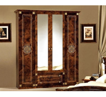 Четырехстворчатый шкаф Рома (орех)