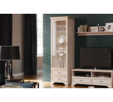 Шкаф-витрина Сиена (Бодега Белый)