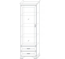 Шкаф-пенал Сиена (Бодега Белый)