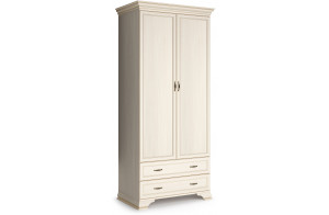 Шкаф Сиена 2-х дверных (Бодега Белый)