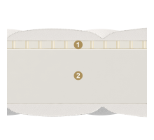 Двусторонний матрас Camelia (Камелия) от Materlux