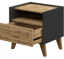 Тумба прикроватная Сканди МН-036-28(графит)