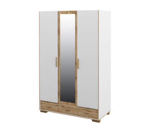 Шкаф для одежды трехстворчатый Сканди МН-036-33