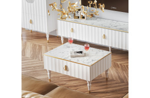 Журнальный столик Лоренсо МН-043-38 белый