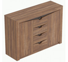 Комод для белья с четырьмя ящиками Соренто Дуб Стирлинг