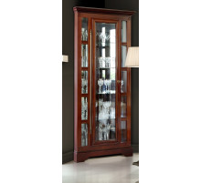 Шкаф с витриной Полонез угловой ММ-174-01У/01 (черешня)