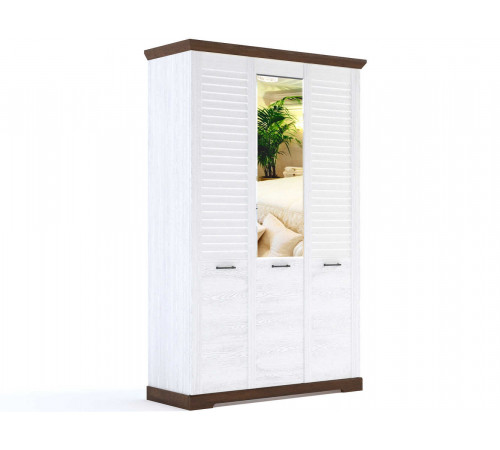 Трехстворчатый шкаф для одежды СК-7 (СА/ОРТ) Кантри с зеркалом