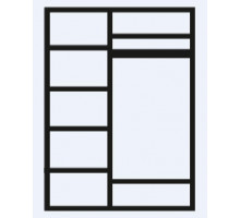 Трехстворчатый шкаф для одежды Амели АМШ2/3 (дуб)