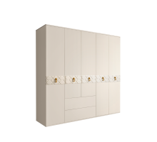 Пятистворчатый шкаф для одежды с ящиками Богемия Фарфале (Bogemia Farfalle) БМШ2/51 (Fа)