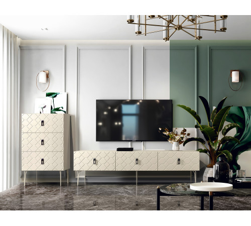 Комод для белья Богемия Фарфале (Bogemia Farfalle) БМКМ-1 (Fа)