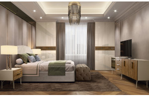 Пятистворчатый шкаф для одежды Богемия Вуд (Bogemia Wood) БМШ2/5 (Wo)