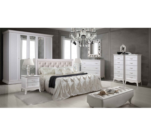 Спальня Амели 4 (выбеленный дуб)