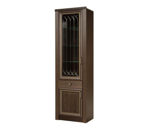 Витрина в гостиную Орлеан 839 ясень темный
