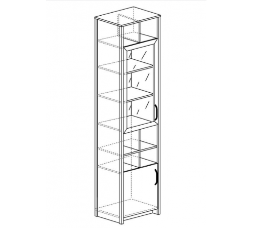 Шкаф для книг Гранж 984