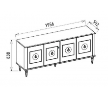 Буфет Мистраль (Mistral) MIST-10