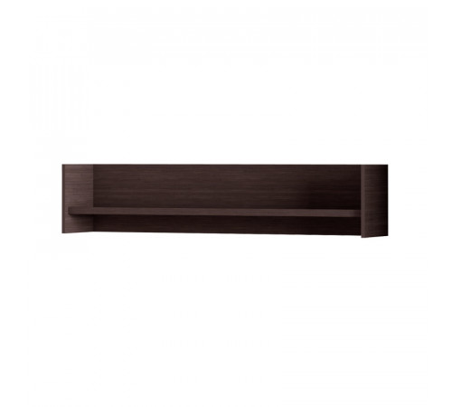 Навесная полка в гостиную Лира 46 темная
