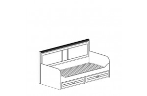 Односпальная кровать с ящиками Белла 250