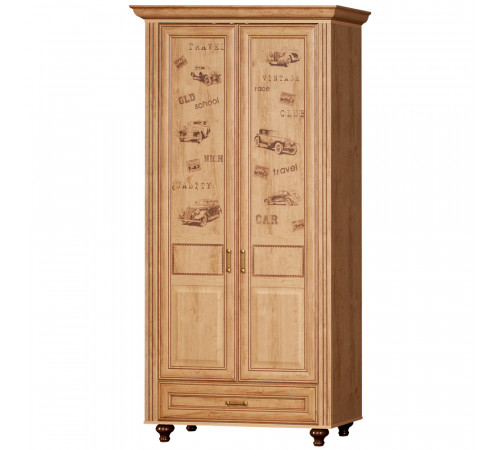 Двухдверный шкаф для одежды Ралли 853